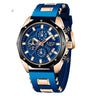 TREVIXSHAMPOONATURAL - Fashion Mens Watches Top Brand Luxury Silicone Sport Watch Men Quartz Date Clock Waterproof Wristwatch Chronograph